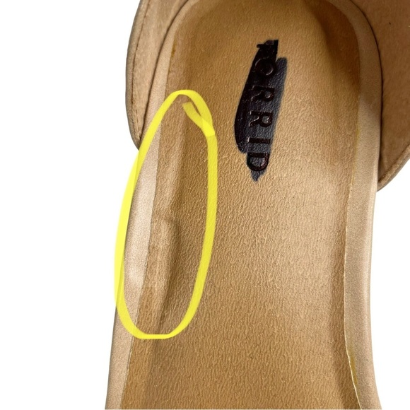 Torrid Red Braided Strap Stacked Block Heel Ankle Strap Sandals - Picture 11 of 16